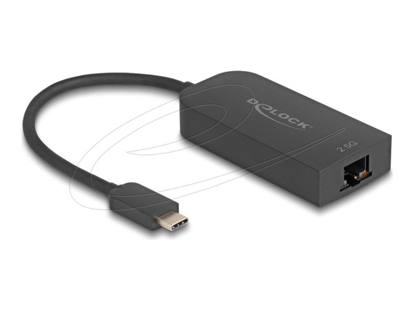 DeLOCK USB Type-C? Adapter zu 2,5 Gigabit (schwarz)