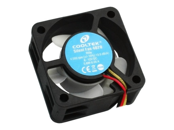 Cooltek CT-Silent Fan 4020 40x40x20 mm 13.5 dB(A)