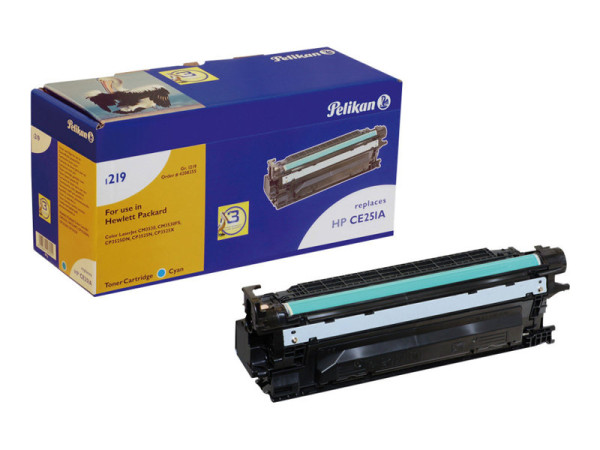 Toner kompatibel zu Hewlett-Packard 504A cyan Pelikan