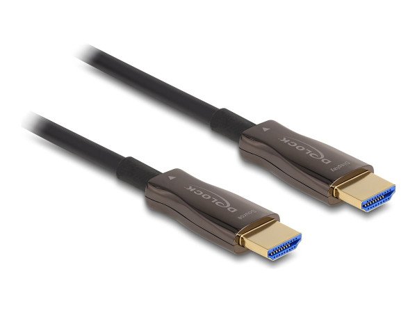 DeLOCK Aktives Optisches HDMI Kabel 8k 60Hz (schwarz, 20