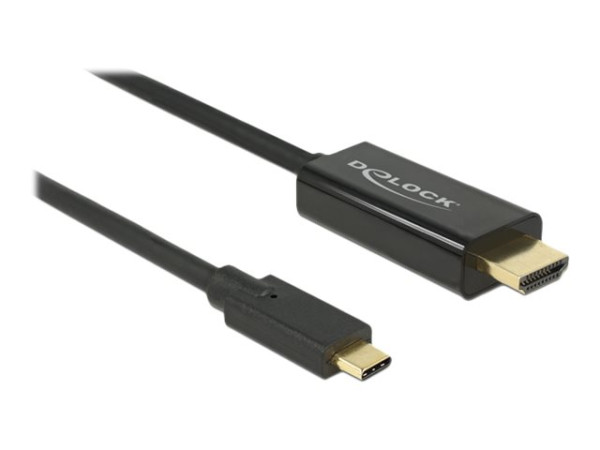USB Kabel Delock C -> HDMI-A 4K 60Hz St/St 2.00m sw