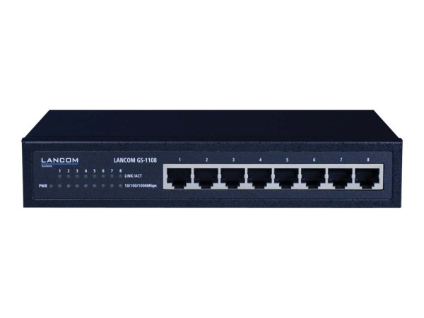 NW Switch 10/100/1000MBit 8Port Lancom GS-1108