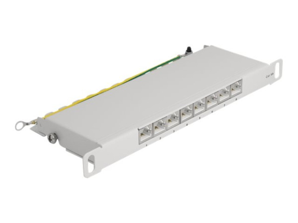 DeLOCK 10" Patchpanel 8P Cat.6A 0,5HE gy | 66871