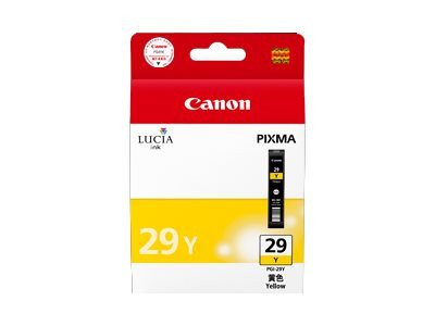 Canon 4875B001|PGI-29 Y Tintenpatrone gelb, 1.420 Seiten