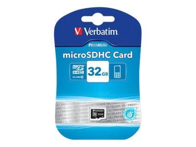 SD MicroSD Card 32GB Verbatim Class10