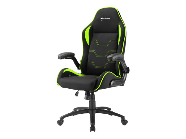 Sharkoon Elbrus 1 Gaming Seat bk/gn schwarz/grün