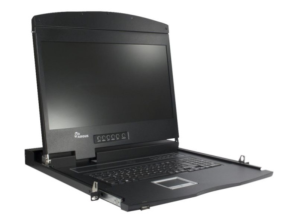 Inter-Tech 19" LED KVM AS-9104 ULS VGA 4 1