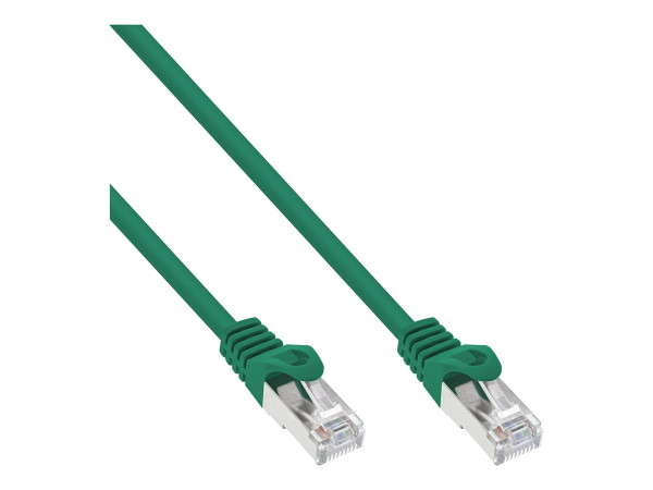 Patchkabel, SF/UTP, Cat.5e, grün, 1,50m RJ45 (Inline)