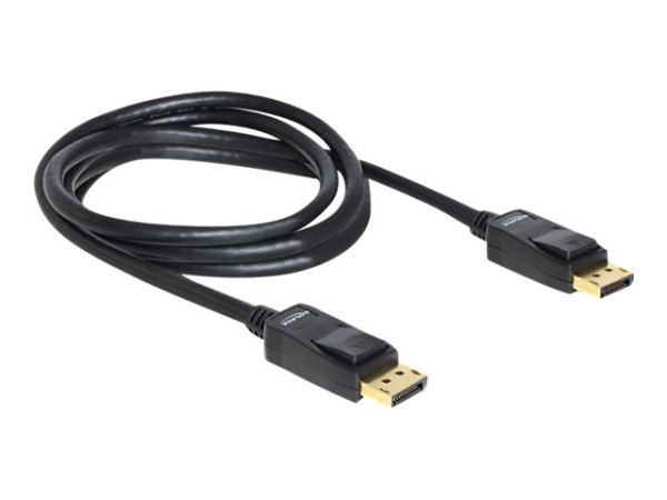 Kabel Displayport Stecker/Stecker 2m Delock Gold