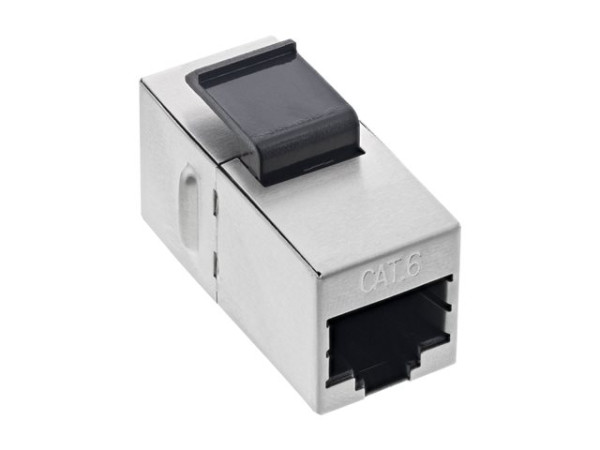 InLine® RJ45 Buchse / Buchse Einsatz, SNAP-In, Cat.6, STP,