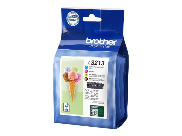Brother Blister LC3213VALDR Tinte