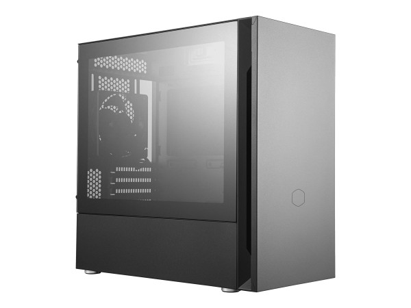 Cooler Master Silencio S400 Tempered glass schwarz,