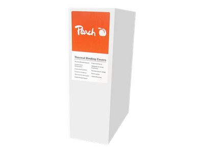 Peach Thermobindemappe für 60 Blätter A4 weiß, 100 Stück