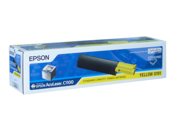 Epson C13S050191|0191 Toner gelb, 1.500 Seiten/5% für