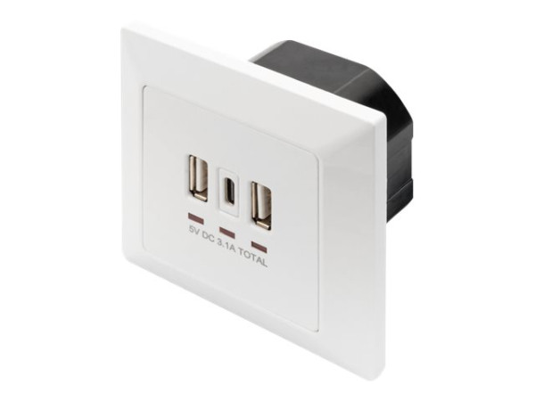 Digitus Digitus Steckdose mit USB A & USB-C P