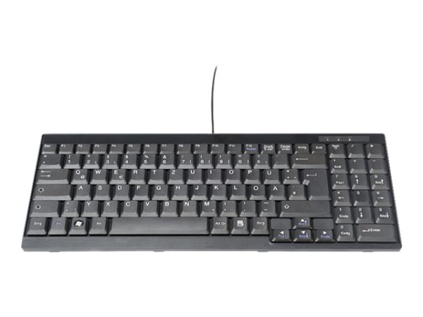Digitus Tastatur passend für Digitus TFT-Konsolen (schwarz,