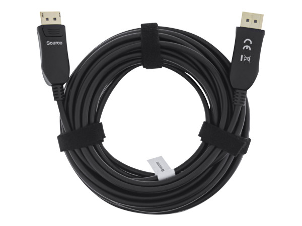 InLine DisplayPort 1.4 AOC Kabel, 8K4K, schwarz, 20m