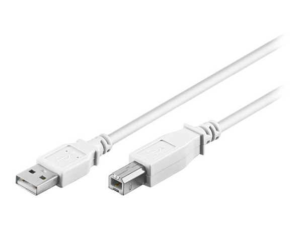 Goobay (ohne Kennzeichnung) USB AB 100 HiSpeed 2.0 WEISS 1