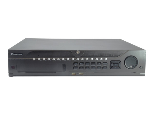 Level One L1 NVR-0764 Netzwerk Video Recorder 64ch schwarz,