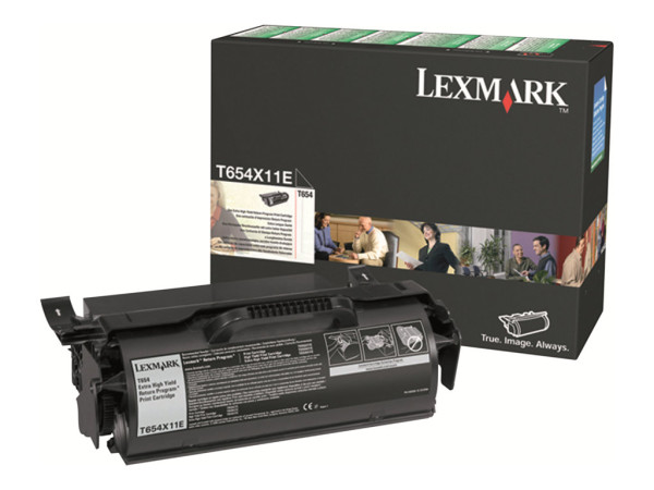 Toner LEXMARK T654 black T654X11E