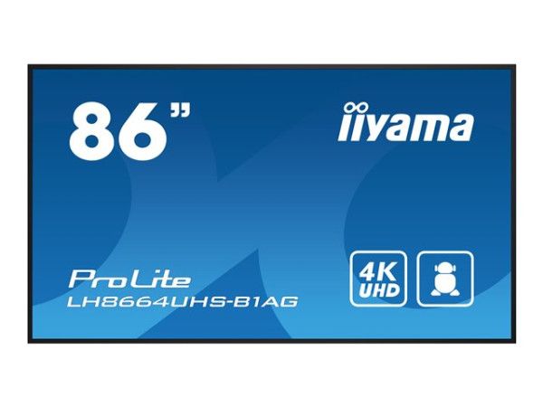 Iiyama ProLite LH8664UHS-B1AG, Public Display (schwarz