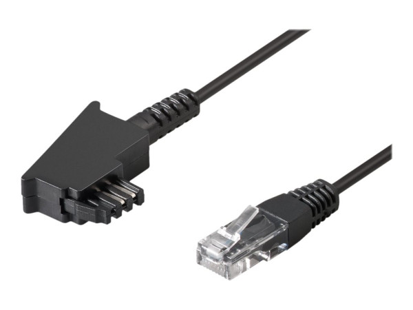 Goobay (ohne Kennzeichnung) TEL TAE-F 300 DSL 8P2C BLACK 3m