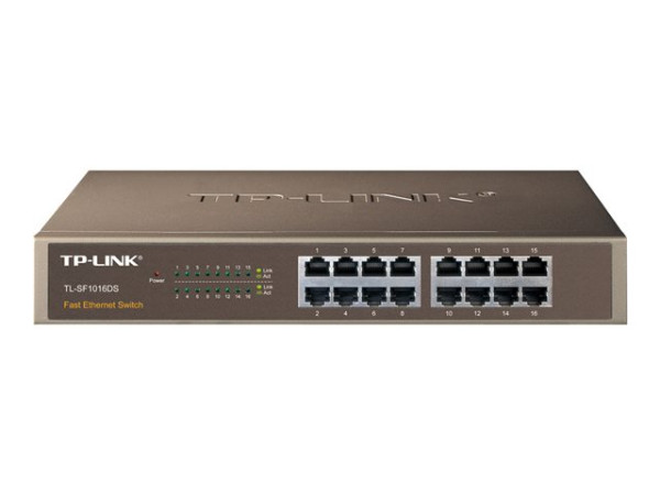 TP-LINK TL-SF1016DS V3.0, Switch schwarz Switch 10/100