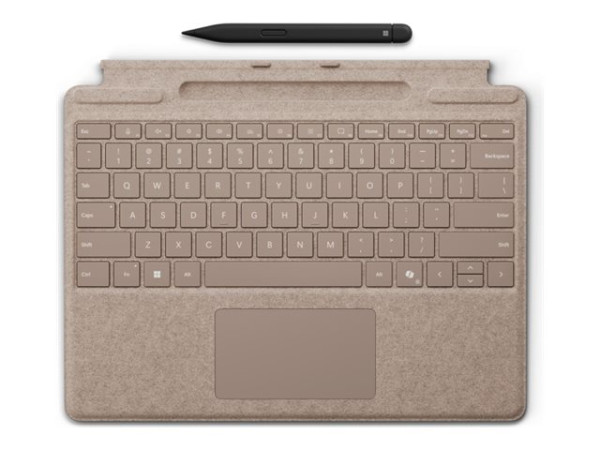 Microsoft Surface Pro Keyboard mit Slim Pen (beige,