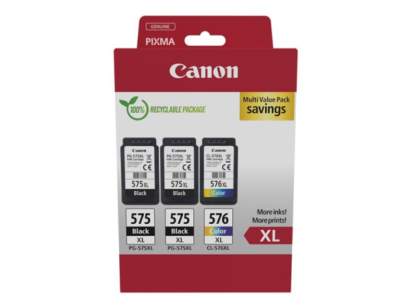 Canon Tinte Multipack 2x PG-575XL/CL-576XL (inkl. 50 Blatt