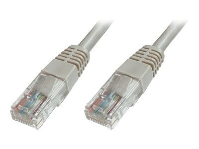 Patchkabel DIGITUS RJ45 U/UTP Cat5e 15,0m grau +Hebelschu