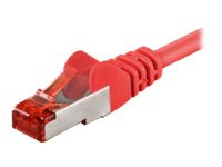 Goobay (ohne Kennzeichnung) CAT 6-100 SSTP PIMF ROT 1m CAT