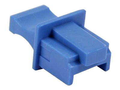 InLineÂ® Staubschutz, fÃ¼r RJ45 Buchse, Farbe: blau, 10er