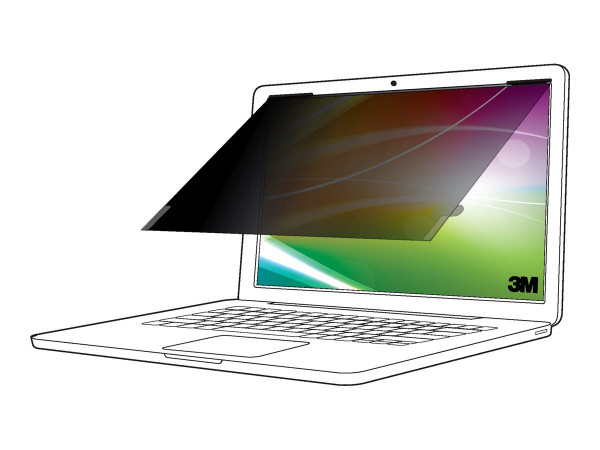 3M BP156W9B Blickschutzf. 16:9 15,6 Bright Screen für Laptop