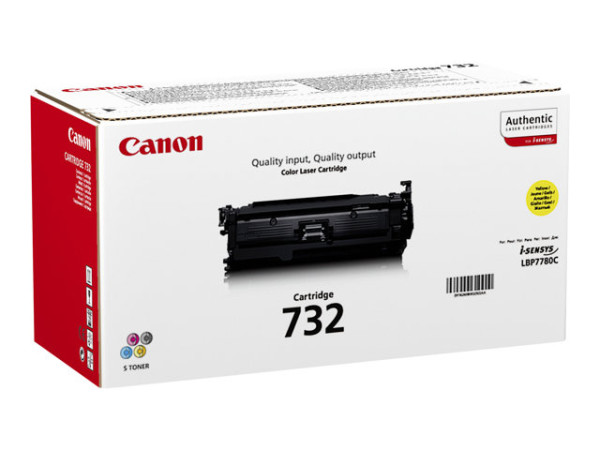 Canon Toner gelb 732Y Toner Gelb ca. 6.400 A4-Seiten