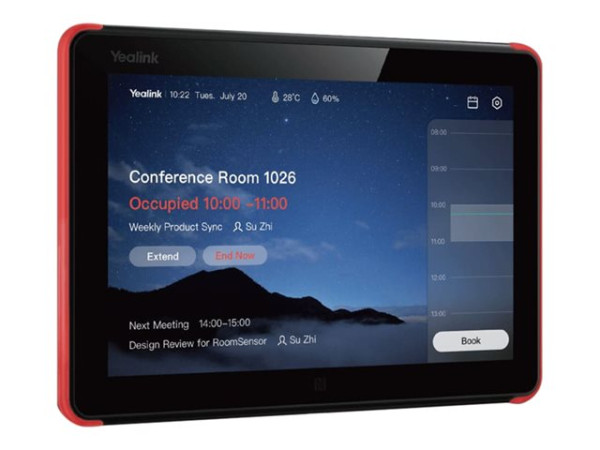 Yealink RoomPanel, Public Display (schwarz, WXGA,