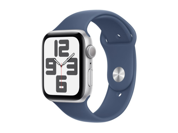 Apple Watch SE (silber, Aluminium, 44 mm, Sportarmband