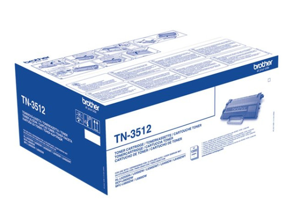 Brother Toner schwarz TN-3512 Toner Schwarz 12000 Blatt