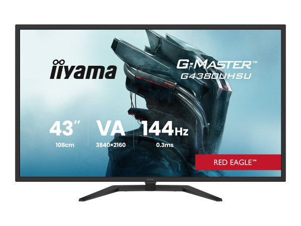 Iiyama G-Master G4380UHSU-B2 Red Eagle (108 cm (42.5 Zoll),