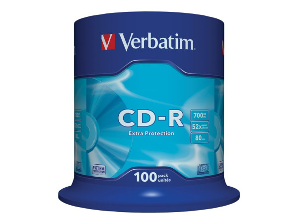 CD-R Verbatim 80Min/700MB/52x, 100er Spindel