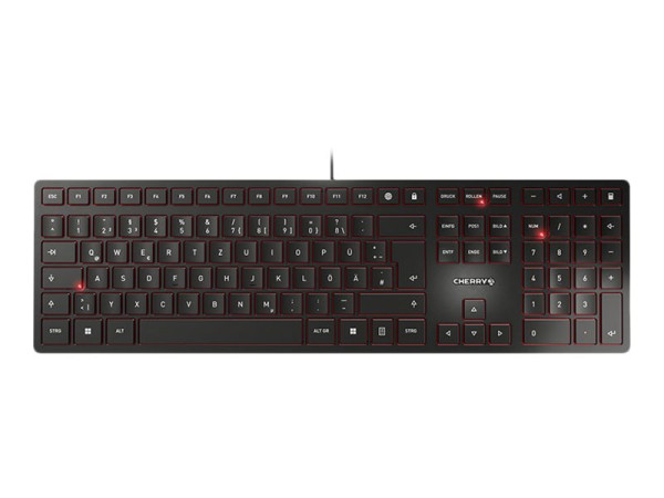 Cherry KC 6000 Slim DE bk U schwarz