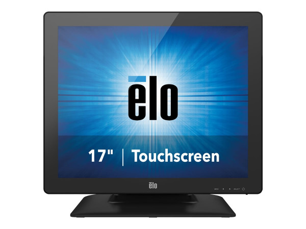 ELO 1723L iTouch Plus, Touchscreen-Monitor schwarz, DVI-D,