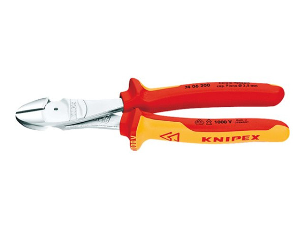 Knipex Kraft-Seitenschneider 7406200 VDE-geprÃ¼ft