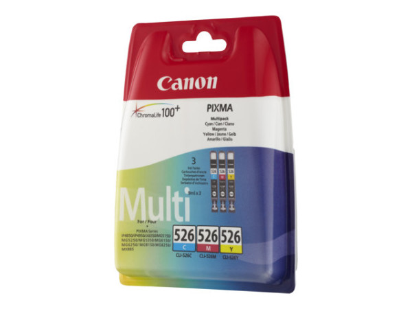 Tinte Canon CLI-526C/M/Y Multipack (Pixma MG6150 usw.)