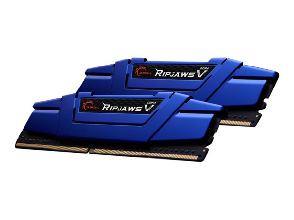 16GB (2x 8GB) G.Skill DDR4-2666 CL15 RipJaws V blau