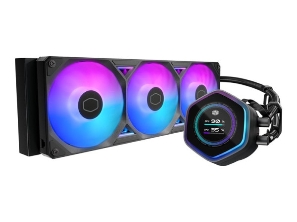Cooler Master MasterLiquid 360 Atmos II LCD ARGB (schwarz)