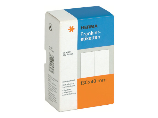 HERMA Frankieretiketten doppelt 130x40 mm 500 St.