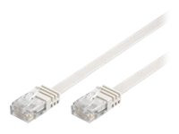 Goobay (ohne Kennzeichnung) CAT FLAT 5-100 WEISS 1m CAT 5e