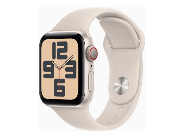 Apple Watch SE (2023) (silber/hellbeige, 40 mm,