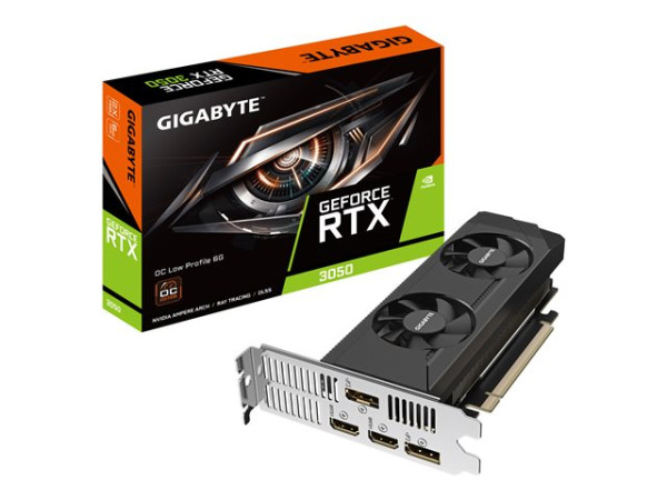 GIGABYTE GeForce RTX 3050 OC Low Profile 6GB GDDR6 Grafikkar