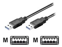 USB-Kabel USB 3.0 A-A 1,8m SCHWARZ